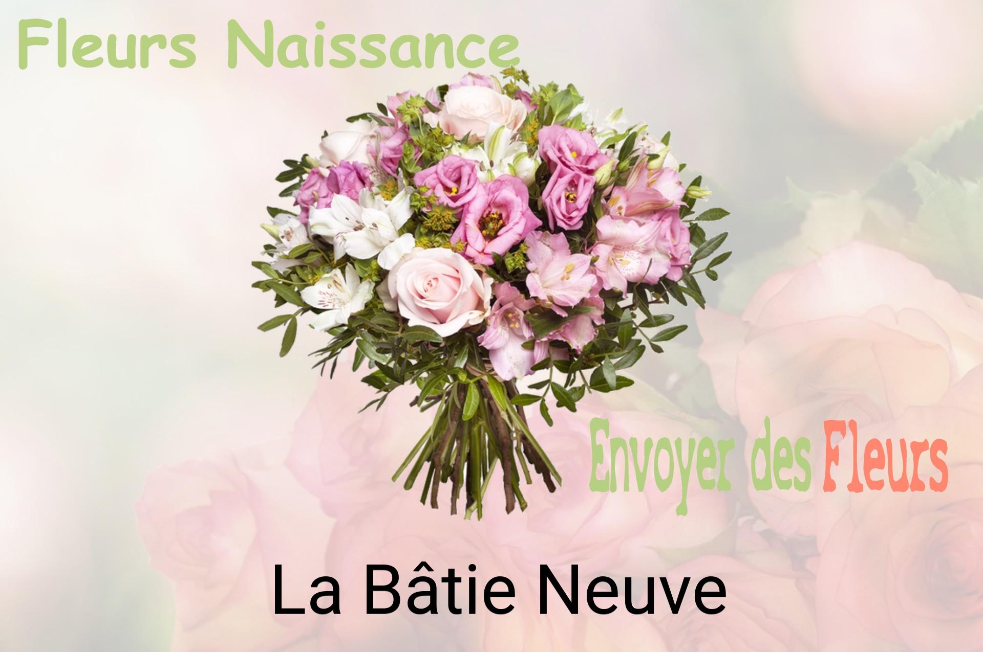 Bouquet de fleurs de naissance livré à La Bâtie-Neuve