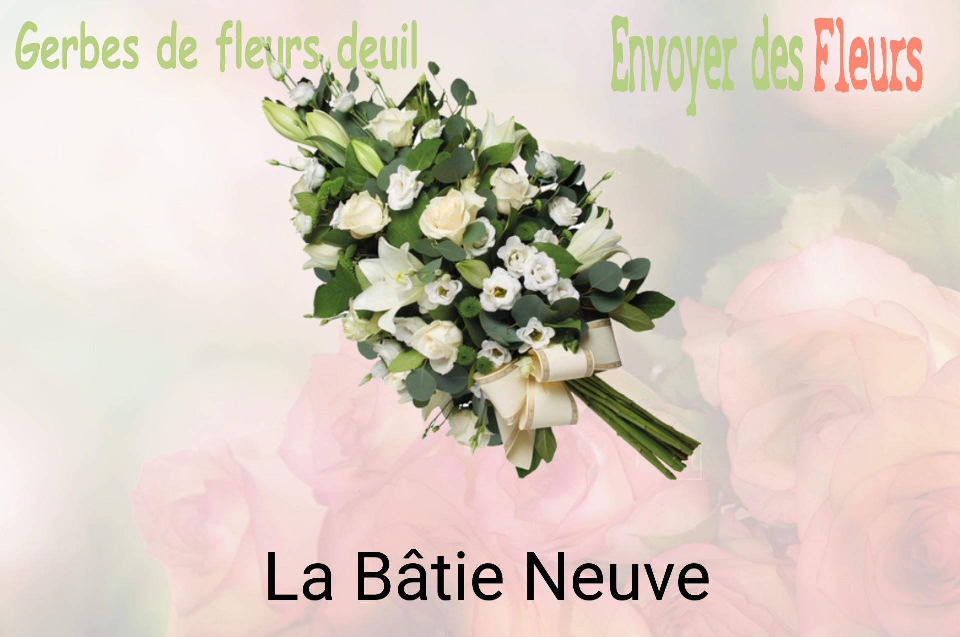 Gerbe de fleurs de deuil livrée à La Bâtie-Neuve